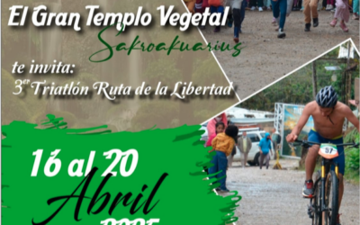 3ª TRAIATLON 2025, GRAN TEMPLO VEGETAL SAKROAKUARIUS